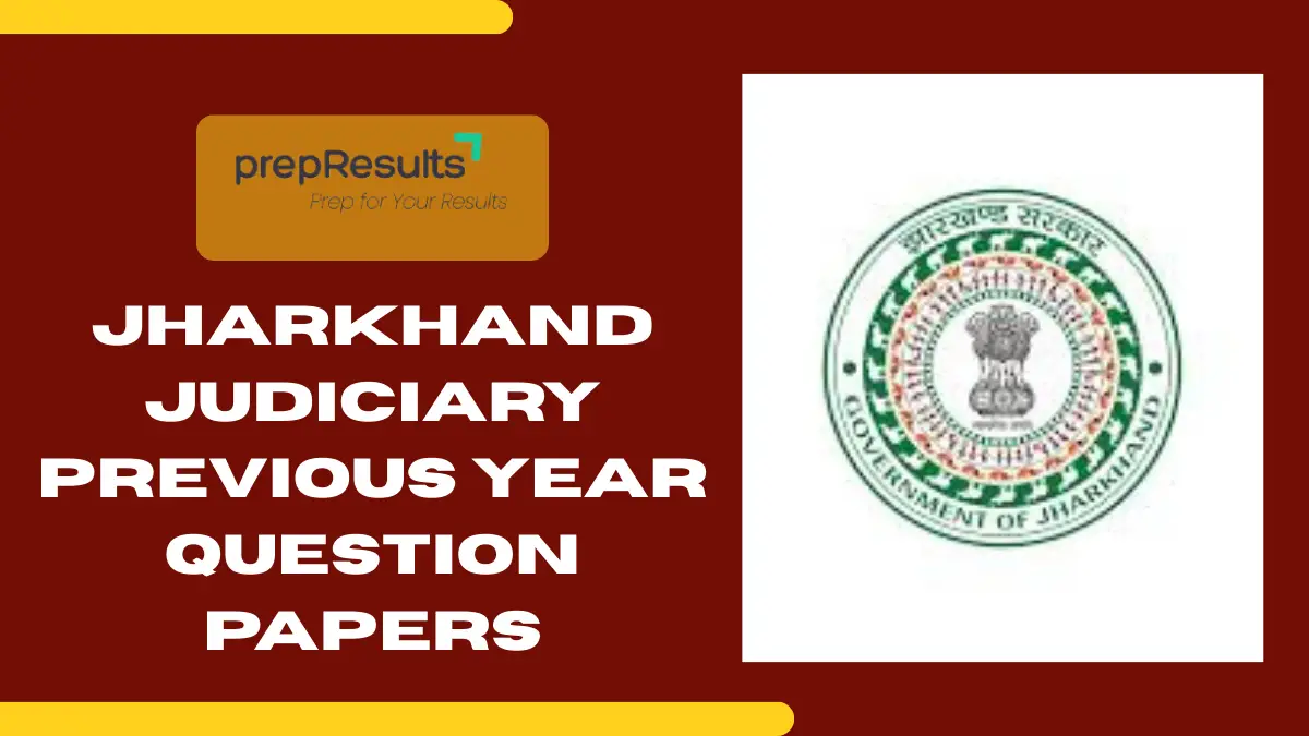 Jharkhand Judiciary Previous Year Question Papers