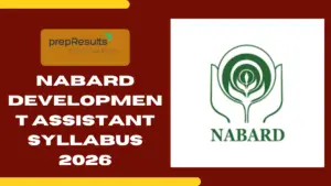 NABARD Development Assistant Syllabus