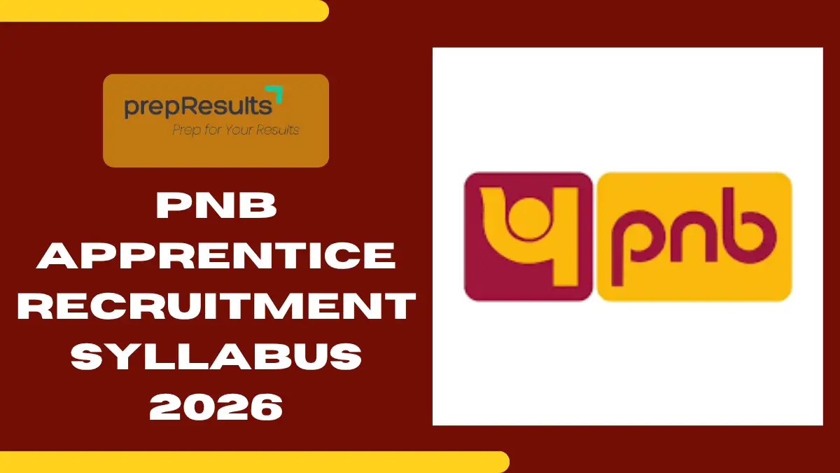 PNB Apprentice Recruitment Syllabus