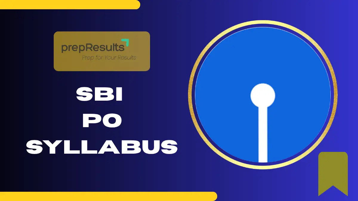 SBI PO Syllabus