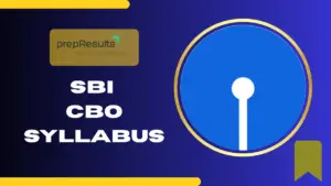Sbi CBO Syllabus