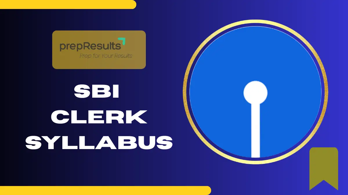 Sbi Clerk Syllabus