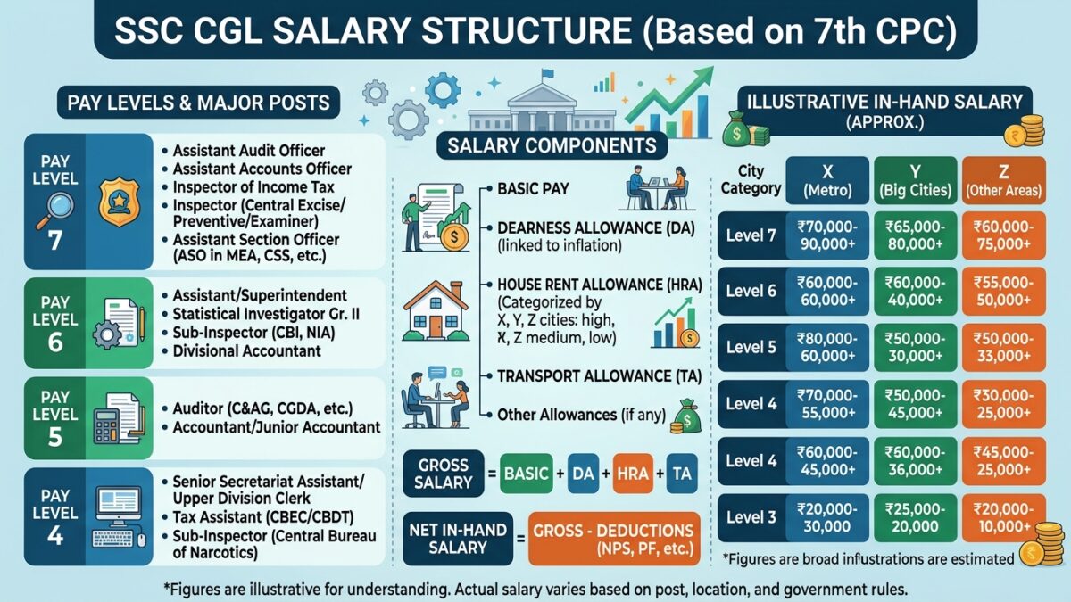 ssc cgl salary
