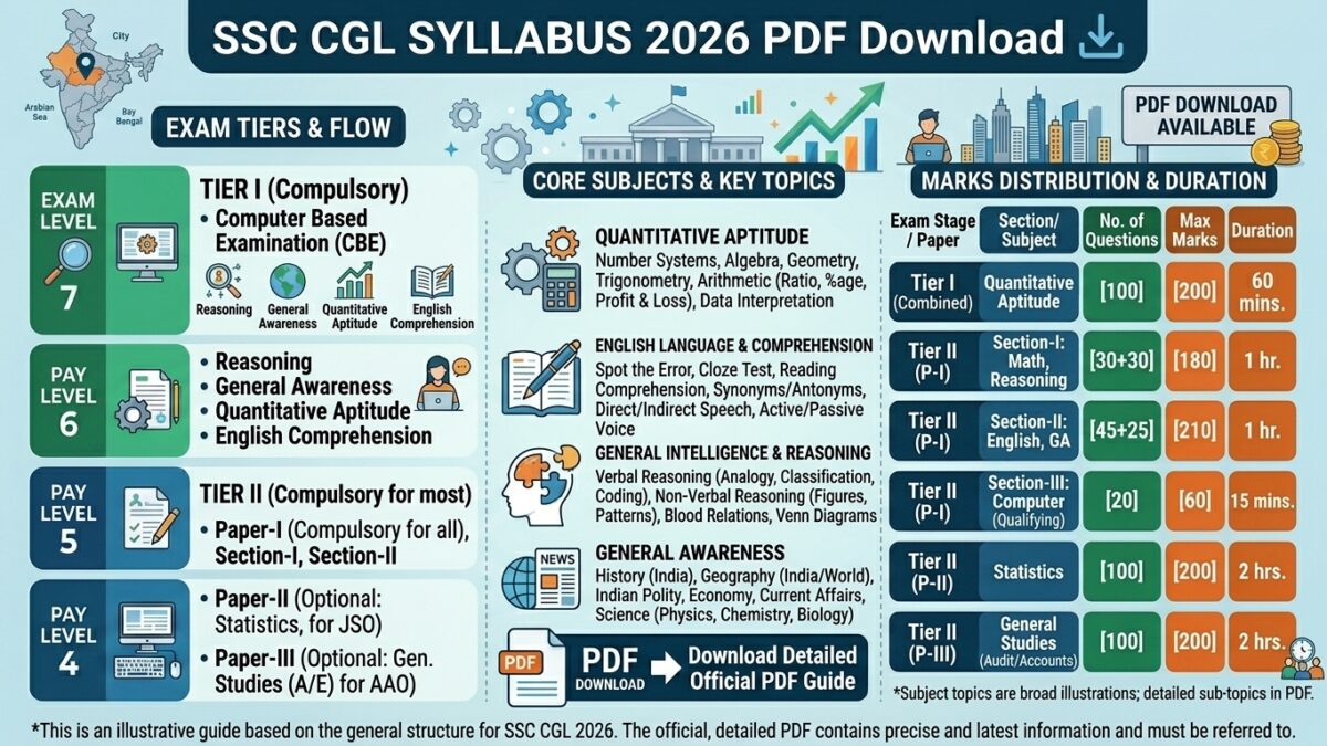 ssc cgl syllabus