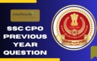 SSC CPO Previous year question