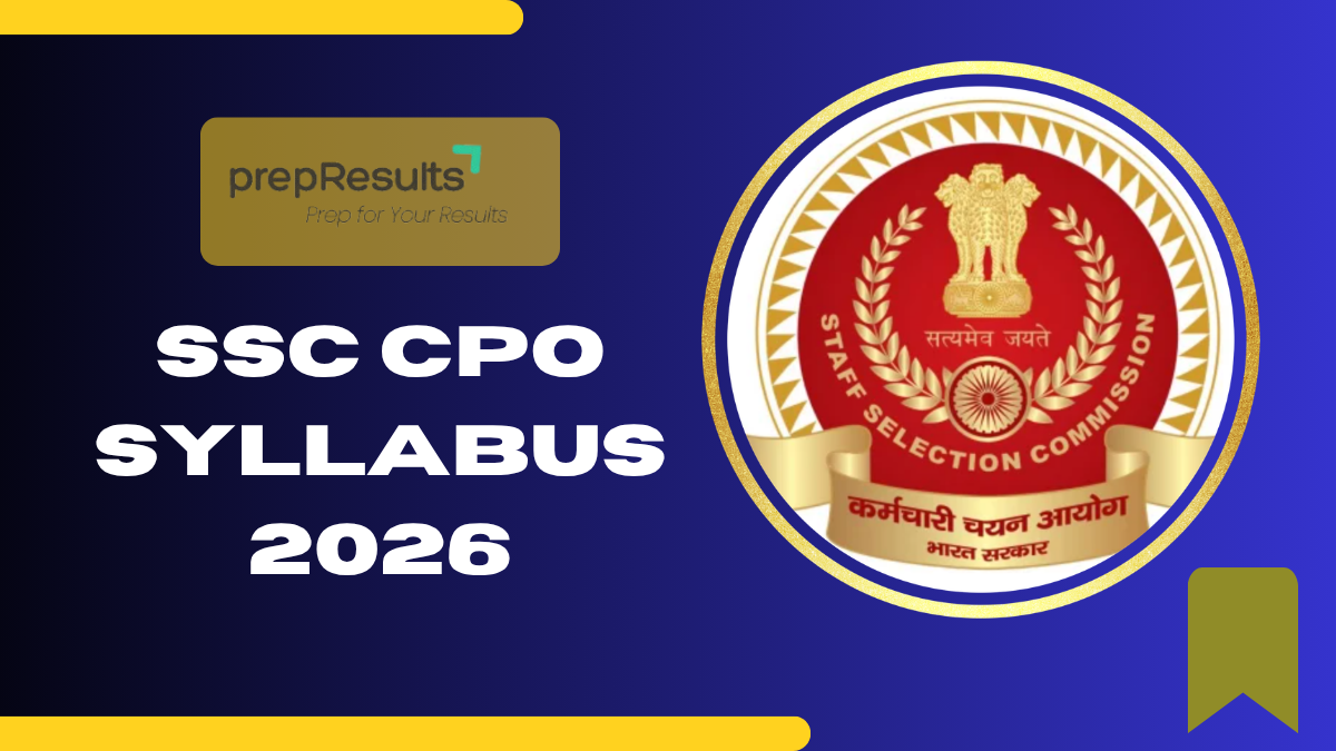 SSC CPO Syllabus